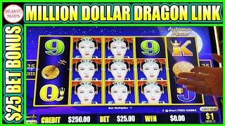 YOU WILL NOT BELIEVE WHAT THESE TWO BONUS PAID ON MILLION DOLLAR DRAGON LINK SLOT MACHINE