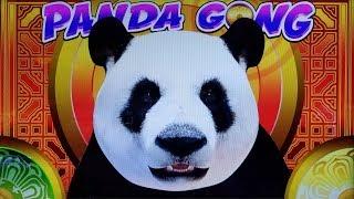 NEW FUN GAME!  PANDA GONG SLOT POKIE + DRAGON DRUM SLOT MACHINE BONUSES - PECHANGA CASINO