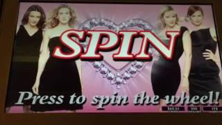 "Big Win" High Limit $10 a Spin Sex and the City -- Live Play and Bonus
