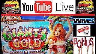 LIVE PLAY on GIANT'S GOLD SLOT MACHINE from the SIZZLING SLOT JACKPOT GALLERY