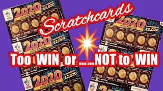 To lose or not to lose..that is the Question...Now for the answer...11x..2020 Scratchcards  in a row