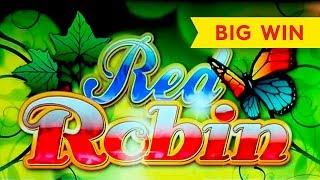 SO CLOSE! Red Robin Slot - BIG WIN RETRIGGER!