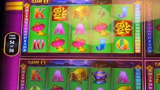 China Shores QUAD Spin - The Lodge Colorado High Limit Slot Play