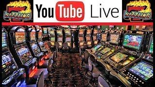 Awesome LIVE Stream @ Casino - BIG WINS - Progressive Slot Machine Bonuses