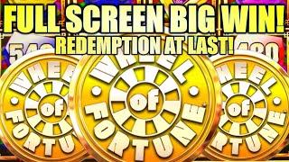 FULL SCREEN BIG WIN! IT FINALLY HAPPENED! MYSTERY LINK (WHEEL OF FORTUNE) Slot Machine (IGT)