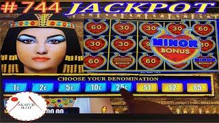 Dollar Storm EGYPTIAN JEWELS Slot Machine/ Handpay Jackpot/ MINOR Win Huge Win @ San Manuel  赤富士スロット