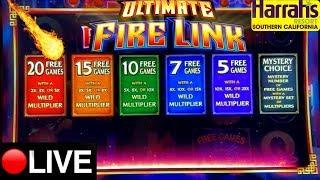 Live Stream! High Limit Lighting Link & Ultimate Fire Link Slot Play W/NG Slot! Harrah's CASINO