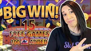 MAX BET ! 15 FREE GAMES WITH 100 WILDS ! THIS WILL BE GOOD !