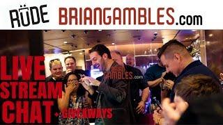 LIVE STREAM with Brian C  Giveaways + Chat + NEW Group Pulls N' More