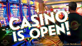 CASINO IS OPEN AGAIN!!! BUT WAIT!!! SLOTS PLAY BONUSES - QUICK HIT, INVADERS, SEA TALES