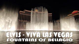 Bellagio Fountains Water Show 4K | Elvis Presley - Viva Las Vegas