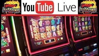LIVE SLOT MACHINE CASINO PLAY GAMBLING with SIZZLING, JEN & CHUCK @ HIGH LIMIT ROOM PART 2