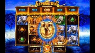 Elephant King Online Slot from IGT Interactive with a Prize Desk Feature and Free Spins