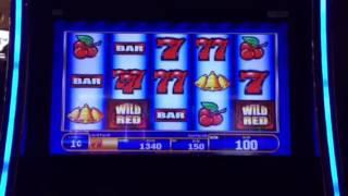 Quick Hit Fever Wild Red Max Bet 2X Free Spin Bonus Caesars Casino Las Vegas