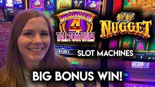 BIG BONUS WIN!! Wild Wild Nugget Slot Machine!!