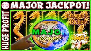 OMG We Landed The MAJOR JACKPOT With Only $200 Live! Dragon Riches Slot Machine