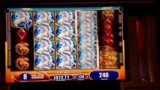 Mystical Unicorn Slot Machine MEGA BIG WIN Line Hit & Bonus Excalibur Casino Las Vegas