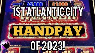 1st Atlantic City HANDPAY JACKPOT of 2023!