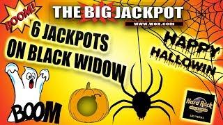 Happy HalloWIN!  6 BIG WIN$ ON BLACK WIDOW! ️ | The Big Jackpot