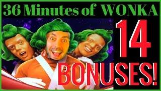ORANGE is the New BRIAN  14 Wonka Bonuses in 36 Minutes -Theme Thursdays  Live Play Slots in Vegas