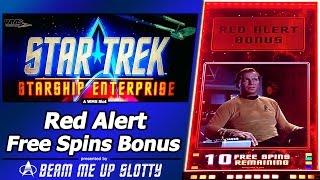 Star Trek Slot - Red Alert Bonus, Free Spins in New Starship Enterprise game