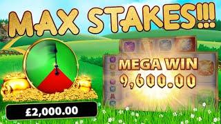 MAX Stake Rainbow Riches Bonuses!!!