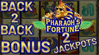Cleopatra 2 & Pharaoh's Fortune (2) HANDPAY JACKPOTS ~HIGH LIMIT $60 Bonus Round Slot Machine Casino