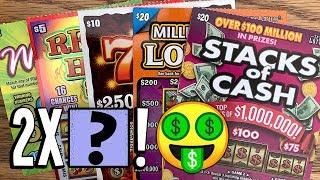 DOUBLE SYMBOLS = BIG WIN!  Playing $90 in TEXAS LOTTERY Scratch Off Tickets