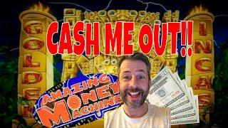 CASH ME OUT EPISODE 12!!  5x$20  EARTH OCEANS   GOLDEN INCAS & MORE SLOT MACHINE WINS