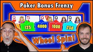 Wheel Spin Video Poker Bonus from FOUR OF A KIND • The Jackpot Gents