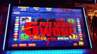 DOUBLE BONUS TRIGGER Big Red Deluxe Slot machine pokie Free spins