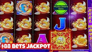 FISHES PAYED OUT A JACKPOT/  FREE GAMES $88 BETS/ HIGH LIMIT 5 TREASURES SLOT JACKPOT/ HUGE WIN