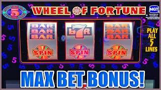 WHEEL OF FORTUNE HIGH LIMIT $25 SPINS ONLY Lock It Link Piggy Bankin' Slot Machine Casino