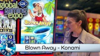 Blown Away Slot Machine by Konami at #G2E2022