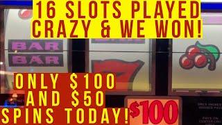 After Winning $12,000  Went Back To The Casino For Only $50 & $100 Spins And This is What Happened!