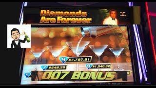 Shaken or stirred? Martini Bonus on James Bond 007 slot machine