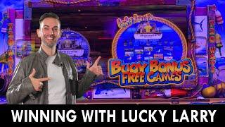 LUCKY Lineups  Lucky Larry's Lobster Mania 3  Rising Fortunes ️ Dragon Link  BONUS Rounds