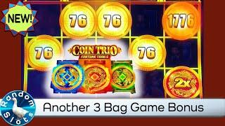New️Coin Trio Fortune Trails Slot Machine Bonus