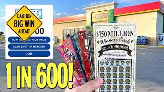What a Find! 1 in 600  Playing $190 TEXAS LOTTERY Scratch Offs