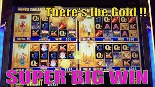 SUPER BIG WINTHERE'S THE GOLD Slot machine (Aristocrat)Super Fun Bonus game ! San Manuel Casino彡