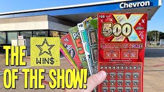 The STAR of the Show  2X $20 $1,000,000 Cash Blowout  $170 TEXAS LOTTERY Scratch Offs