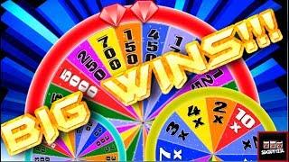Lots of Variety of Wheel of Fortune Slot Machines! Lots of Bonuses and Live Play
