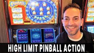 DOUBLE UP High Limit Pinball  FIRST SPIN WIN on Sky Rider DELUXE!