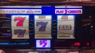 Double Gold 5 Line $25/Spin - Old School High Limit Slot Play - Seminole Hard Rock Tampa