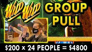 WILD WILD Group Pull  $200 x 24 people = $4800 at Choctaw Casino Durant #ad