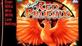 Super Red Phoenix Slot Machine Over 100X Win with Low Beting ! Live Slot