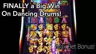 Finally a Big Win on Dancing Drums!  Plus a 2nd (Last) Chance for Slots that Hate Me