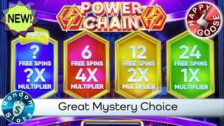 New️Power Chain Crystal Evolution Slot Machine Nice Bonus