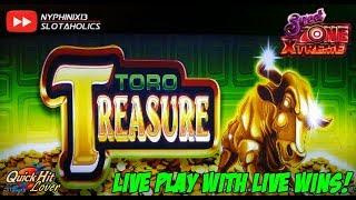 Ainsworth - Toro Treasure Slot Live Play & Bonus WINS!