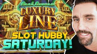 Slot Hubby lands THE LONGEST TRAIN POSSIBLE on Luxury Line !